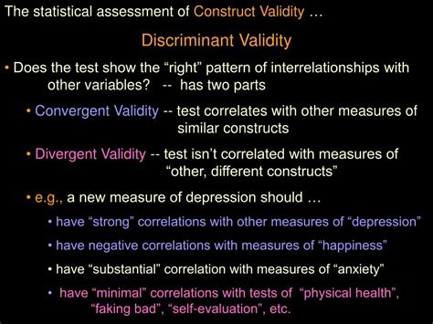 Ppt Face Content And Construct Validity Powerpoint Presentation Id