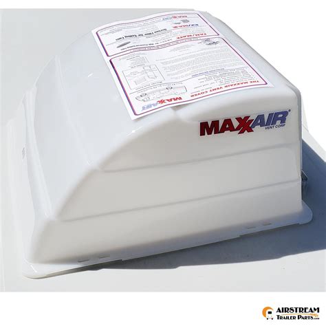 Maxxair Roof Fan Vent Cover White Airstream Trailer Parts