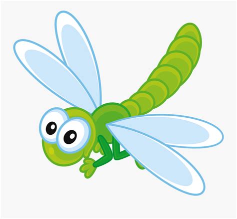 Dragonfly Cute Cartoon Transparent And Png Clipart Free Dragonfly