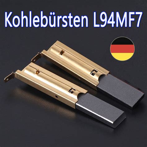 2x Kohlebürsten Kohle Bürsten für Waschmaschine L94MF7 Carbon Brush