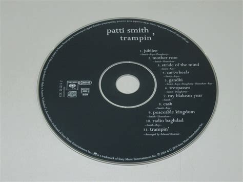 Patti Smith ‎ Trampin Columbia ‎ Col 515215 9 Cd Album Ebay