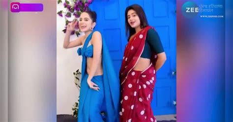 Kaccha Badam Girl Anjali Arora Dance With Urfi Javed On Sajna Hai Mujhe