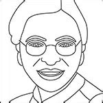 How To Draw Rosa Parks Easy Step By Step Art Lesson Coloring Page