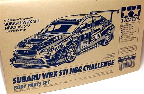 TAMIYA 51593 RC Car Body 1 10 SUBARU WRX STI NBR Challenge 51593