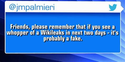 Clinton Camp Warns Wikileaks May Release Fake Information Fox News Video