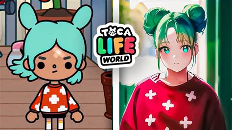 😱charaters In Anime Style😍of Toca Boca Toca Life World Youtube