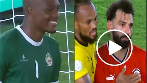 شاهد محمد صلاح ينفعل علي لاعبي منتخب موزمبيق بسبب استفزازه بعد مباراة