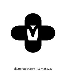 Cross Vector Logo Initial Stock Vector (Royalty Free) 1174365229 | Shutterstock