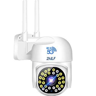 C Mara De Seguridad Nlf Wifi Exterior Con Led Alarma