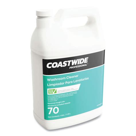 Coastwide Professional Washroom Cleaner 70 Eco Id Concentrate Fresh Citrus Scent 378 L Bottle