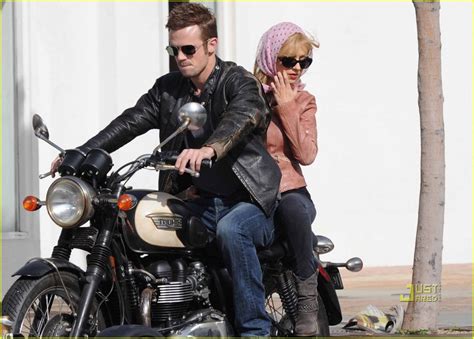 Christina Aguilera Cam Gigandet Motorcycle Match Photo