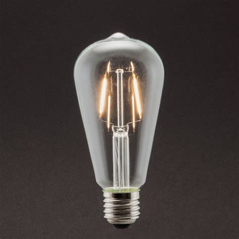 Industville Vintage Style Edison Led 5w E27 Dimmable Light Bulb Pear