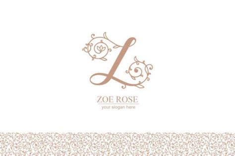 Z Logo Letter Z Monogram Style Floral Graphic By Wihal Creative