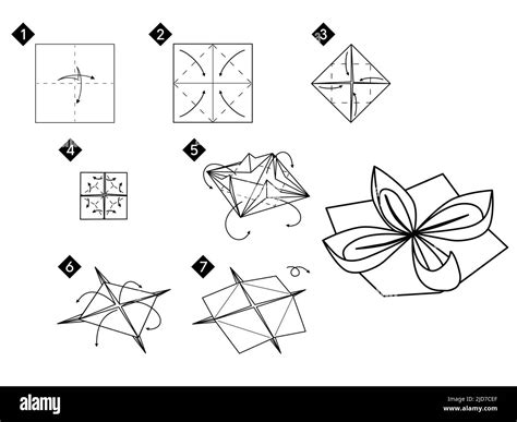 How To Make Origami Lotus Flower Step By Step Instructions Monochrome