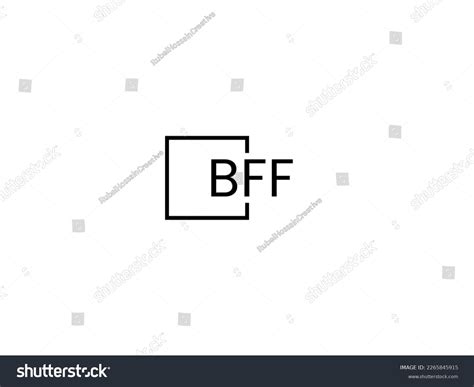 Bff Letter Initial Logo Design Vector Stock Vector (Royalty Free ...