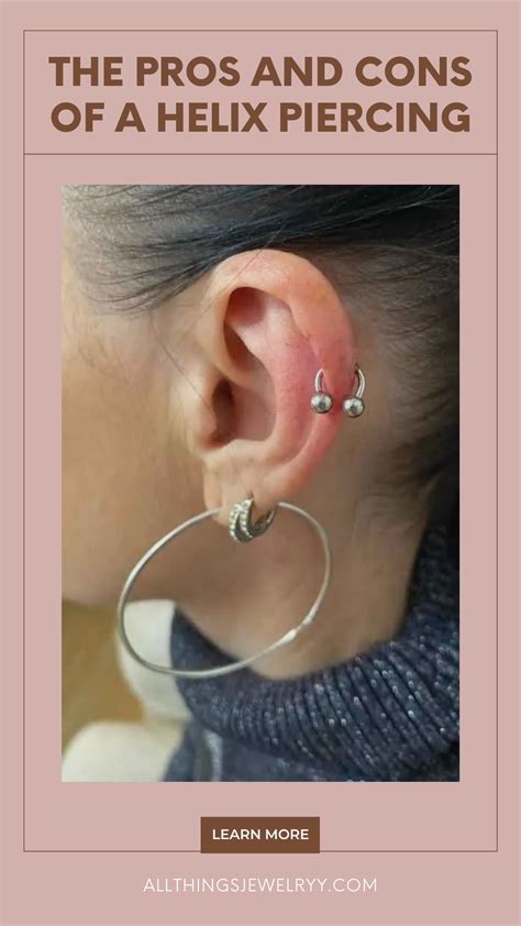 The Pros And Cons Of A Helix Piercing In Helix Piercing Jewelry