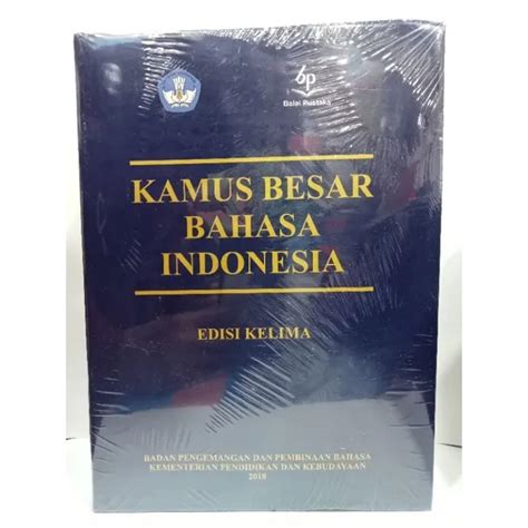 Kamus Besar Bahasa Indonesia Edisi Kelima Lazada Indonesia