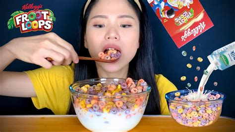 Request Asmr Mukbang Kelloggs Froot Loops Rasanya Kok