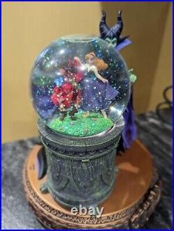 Perfect Disney Villains Maleficent Musical Rotating Snow Globe