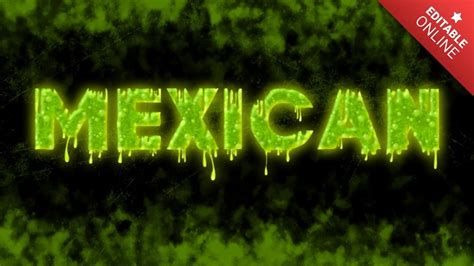 Mexican Toxic Text Effect Generator