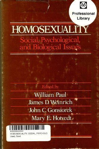 『homosexuality Social Psychological And Biological 読書メーター