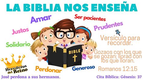 Culto de niños La biblia nos enseña Romanos 12 15 Escuela