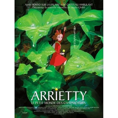 Arrietty Le Petit Monde des Chapardeurs Affiche Cinéma Originale Petit