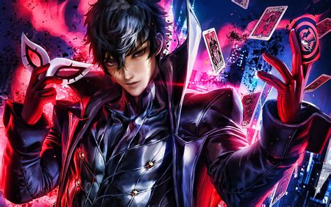 Joker Protagonist Persona 5 Manga Artwork Ren Amamiya Persona 5