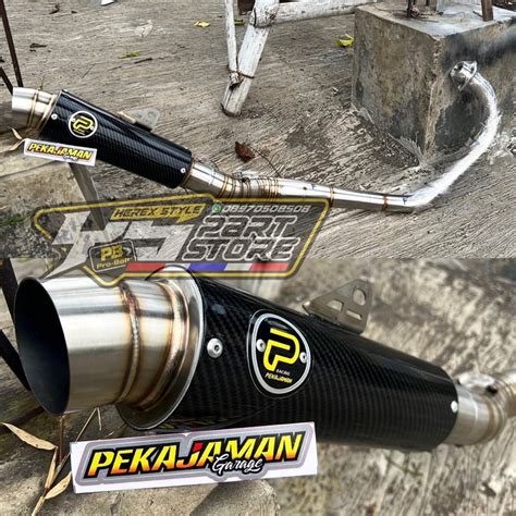 Jual Knalpot Pekajaman Original Jogja Type Kompetisi Custom Carbon PNP