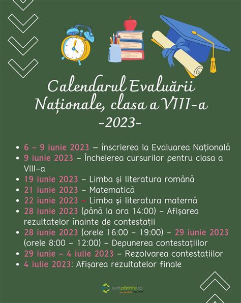 Calendar Examene Nationale Image To U