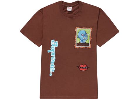 Supreme Gonz Portrait Tee Brown Men S Fw22 Us