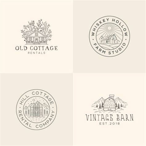 Custom Hand Drawn House Logo custom Logo Design Cottage - Etsy UK