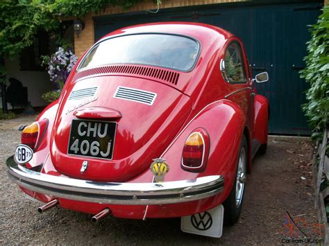 Fully Restored 1971 Classic Vw Beetle 1300 Rutland Red Custom Interior