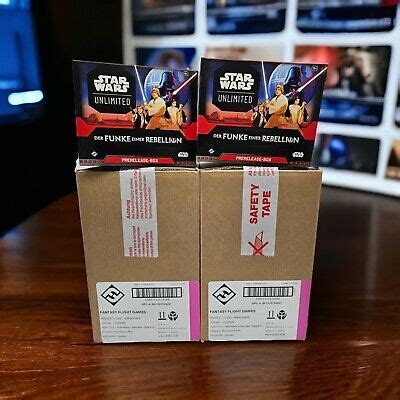 Star Wars Unlimited Der Funke Einer Rebellion Prerelease Box Deutsch EBay