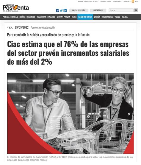 Posventa De Automoci N Ciac Estima Que El De Las Empresas Del