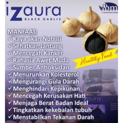 Jual Black Garlic Izaura Shopee Indonesia