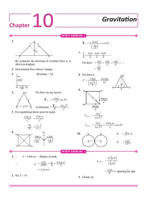 Gravitation S Pdf Force Classical Mechanics