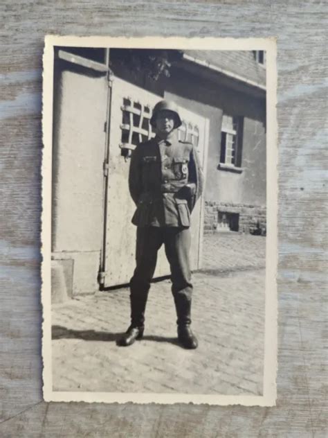 SOLDAT KAMERAD ORDEN Portrait Heer Uniform 8 5x13 5 Orig Foto