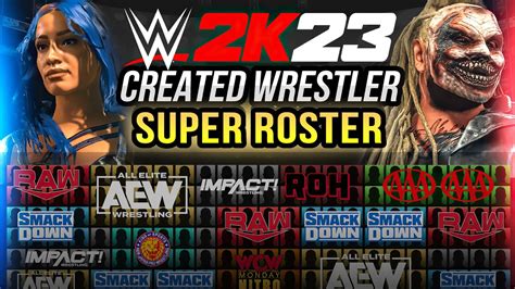 Crazy Wwe K Community Creations Super Roster Youtube