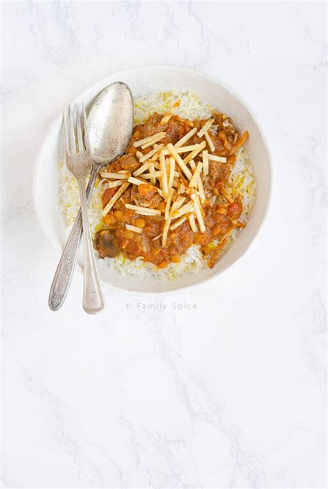 instant pot khoresh gheymeh persian split pea stew family spice