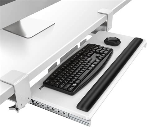 Techorbits Plateau De Clavier Sous Le Bureau Support D Ordinateur