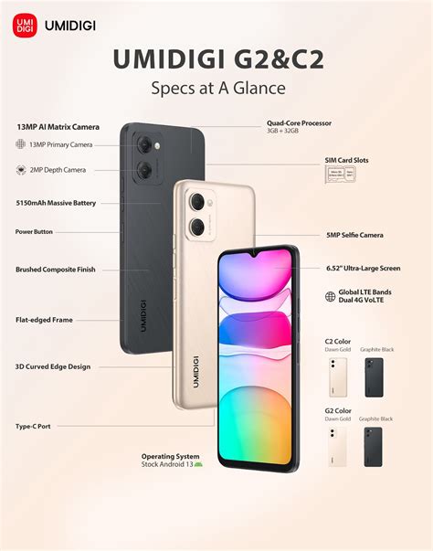 Umidigi G2＆c2 Launched On Aliexpress The Most Affordable Android 13 4g