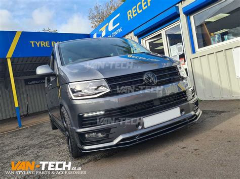 Vw Transporter T Grille Drl S Sportline Bumper And Front Splitter