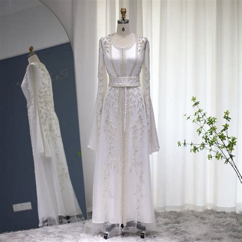 Moroccan Muslim Bridal Nikkah Abaya Dress Dubai Modest Muslim Etsy