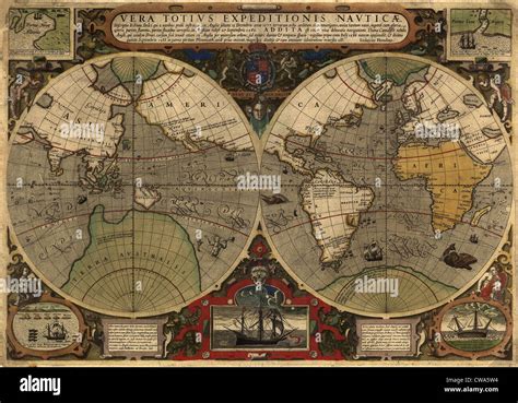 Sir Francis Drake Route Map