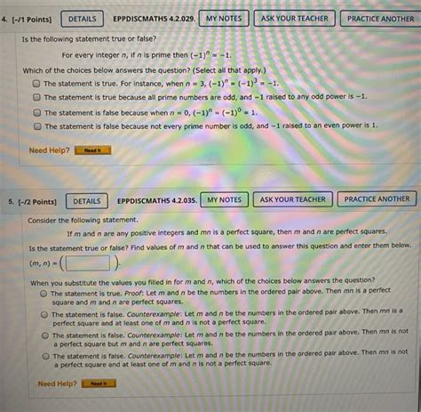 Solved Consider The Following Statement If A And B Are Any