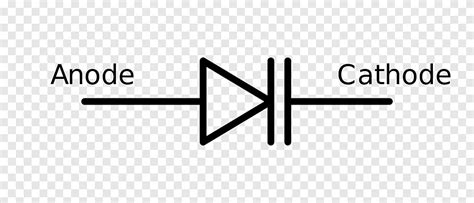 Varicap Schottky Diode Elektronisches Symbol Zenerdiode Symbol Winkel