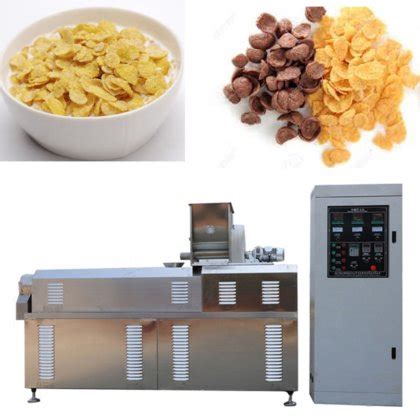 2023 Corn Steam Flaking Extruder Machines Line Breakfast Cereal