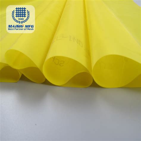 100 Polyester Monofilament Screen Mesh Printing Silk Fabric China