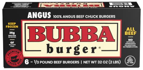 Bubba Burger® Angus All Beef Burgers 6 Ct 2 Lb Pick ‘n Save